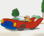 Caillou apprend à conduire