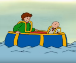 Caillou au parc d'amusement