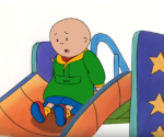 Caillou et le grand toboggan