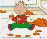 Caillou fait des biscuits