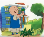 Caillou fait pousser des carottes