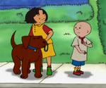 Caillou part en promenade tout seul